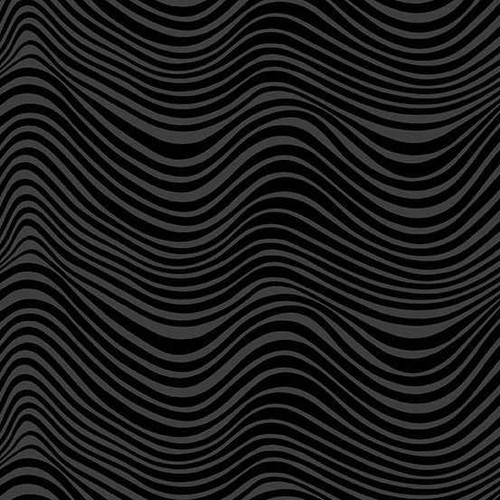 Andover Fabrics Andover Fabric - Stealth - Waves - Coal 