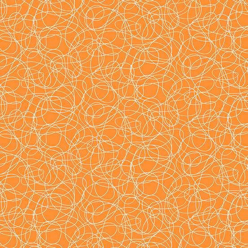 Andover Fabrics Andover Fabric - Sugar Pop - Scribble - Papaya 
