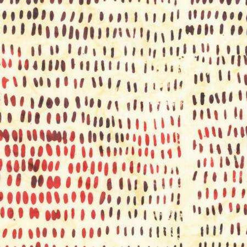 Anthology Fabrics Anthology Fabric - Roasted Pepper Raindrops Batik 