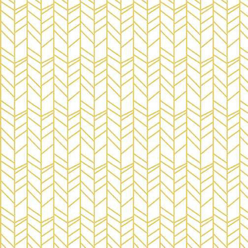  Benartex Fabric - Snuggle Stripe Flannel Yellow 