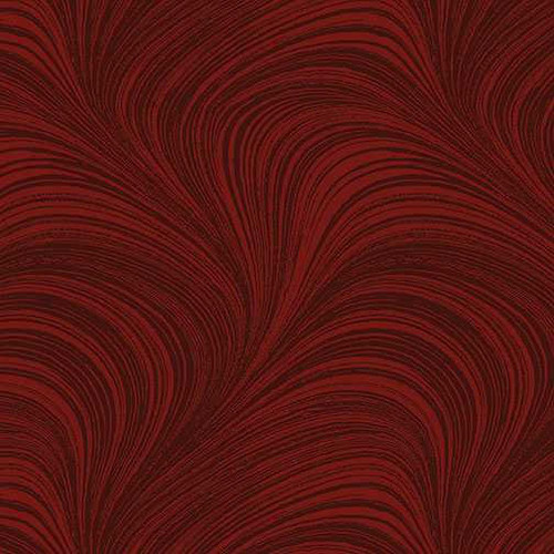  Benartex Fabric - Wave Texture Dark Red 