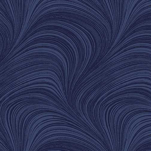  Benartex Fabric - Wave Texture Navy 