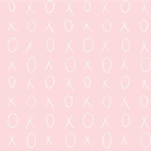  Clothworks Fabric - XOXO Light Pink 