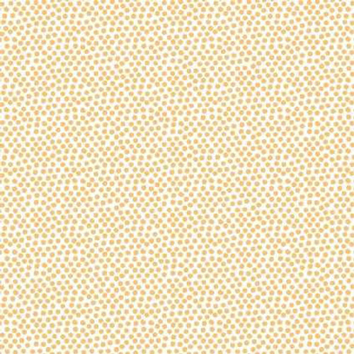  Contempo Fabric - Into the Woods - Dot Orange/White 