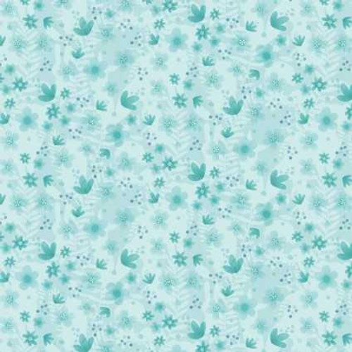  Contempo Fabric - Into the Woods - Tonal Floral Sky 