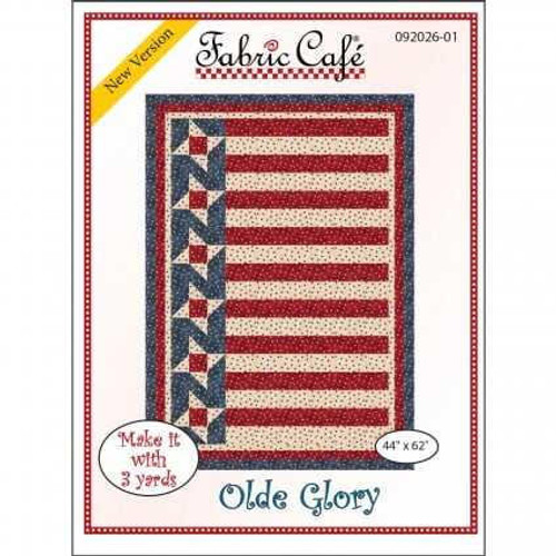  Fabric Cafe - Olde Glory 3-Yard Quilt Pattern 