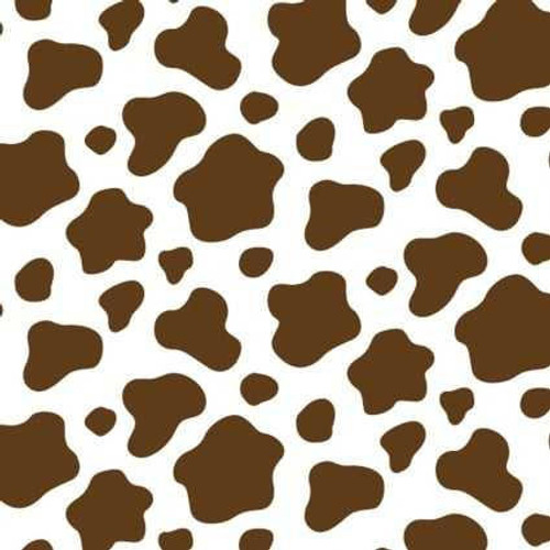  Freckle + Lollie Fabric - Howdy Pard'Ner - Brown Cowhide Print 