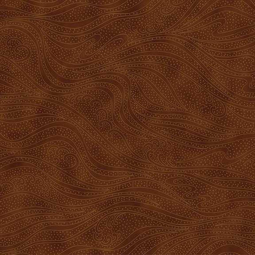  In The Beginning Fabric - Color Movement - Chocolate 