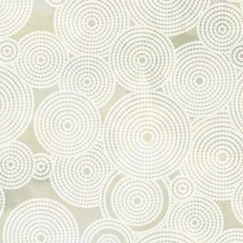  In The Beginning Fabric - Floragraphix V - Dotty Circles Gray 