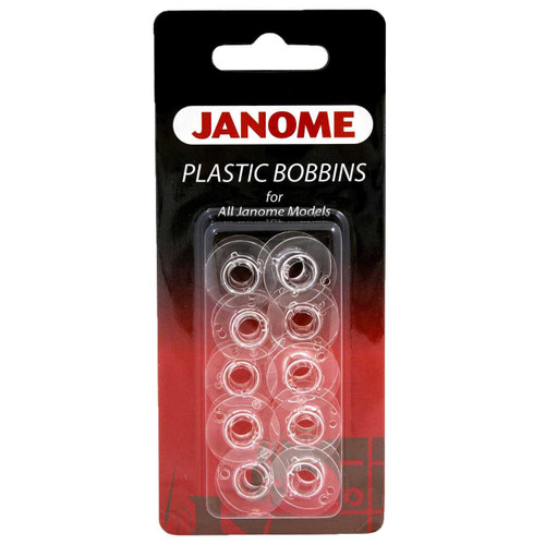  Janome Style J Plastic Bobbins (10 Pack) 