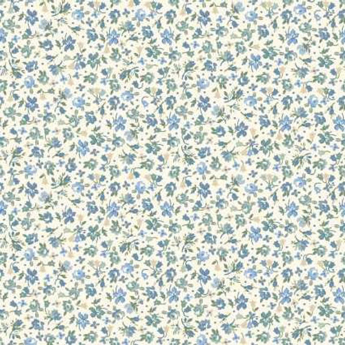  Maywood Studio Fabric - Lovely Bunch - Mini Floral Blue 