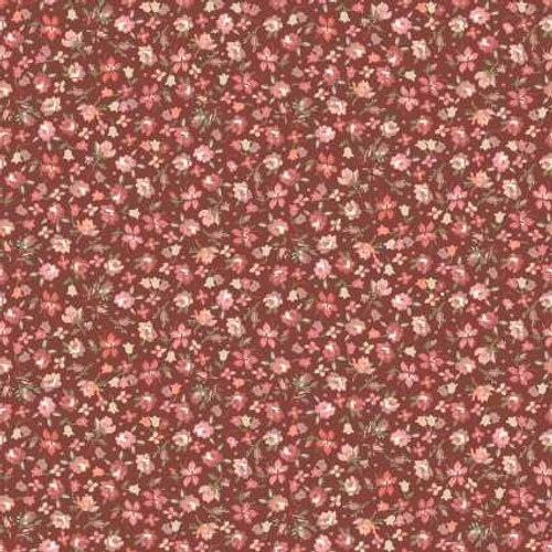  Maywood Studio Fabric - Lovely Bunch - Mini Floral Light Brown 