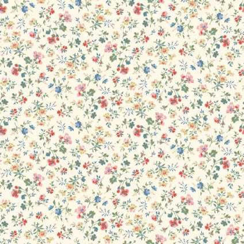  Maywood Studio Fabric - Lovely Bunch - Tossed Floral Cream 