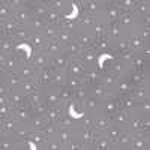  Michael Miller Fabric - Boo Moon Grey 