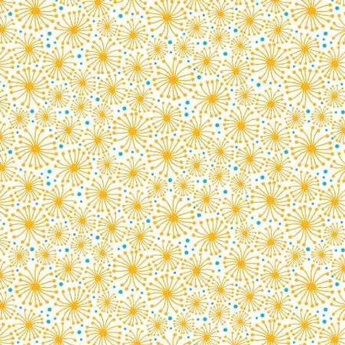 RJR Fabrics RJR Fabric - Flower Doodles - Dandelions - Yellow 