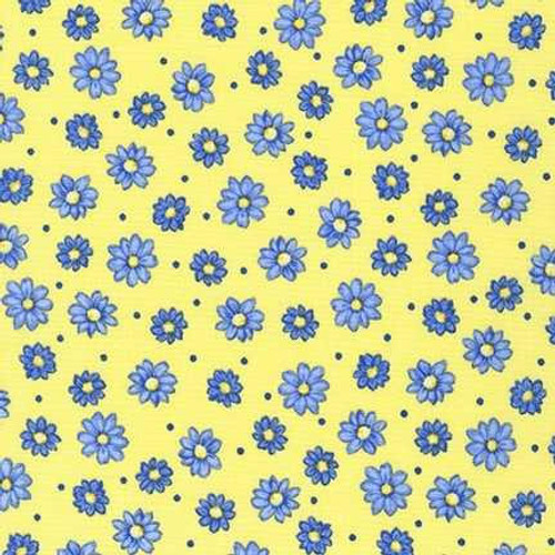 Robert Kaufman Fabrics Robert Kaufman Fabric - Flowerhouse Sunshine Flow Yellow 