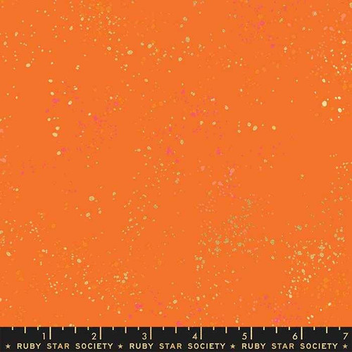  Ruby Star Society Fabric - Speckled Metallic Burnt Orange 