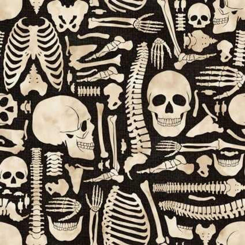  Springs Creative Fabric - Anatomy Skeleton 