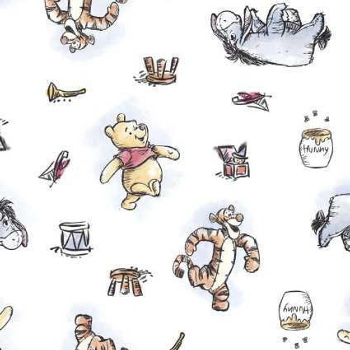  Springs Creative Fabric - Winnie the Pooh Characters 